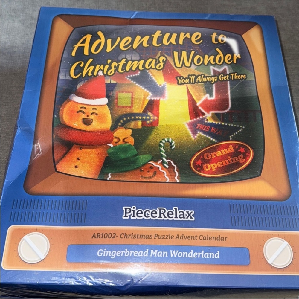 PieceRelax Christmas Gingerbread Man Jigsaw Puzzle Advent Calendar